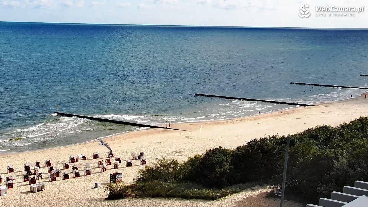 Kołobrzeg - widok na molo - 08 sierpień 2026, 08:57