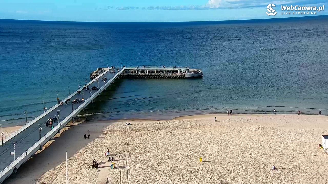 Kołobrzeg - widok na molo - 15 wresień 2025, 17:07