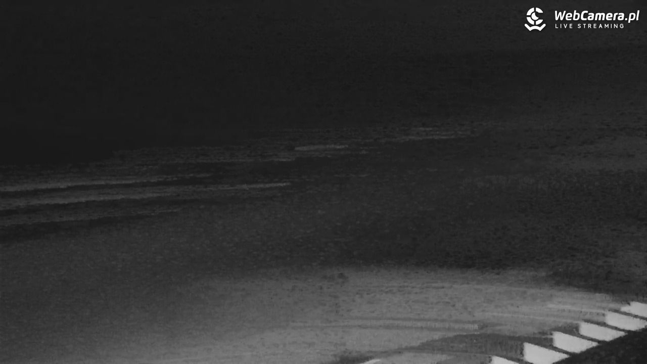 Kołobrzeg - widok na molo - 24 grudzień 2025, 00:53