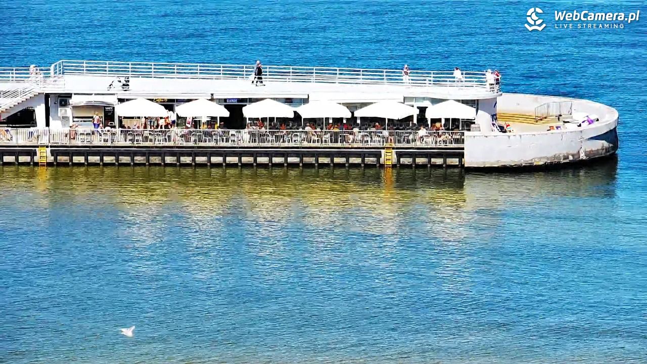 Kołobrzeg - widok na molo - 24 czerwiec 2026, 13:44