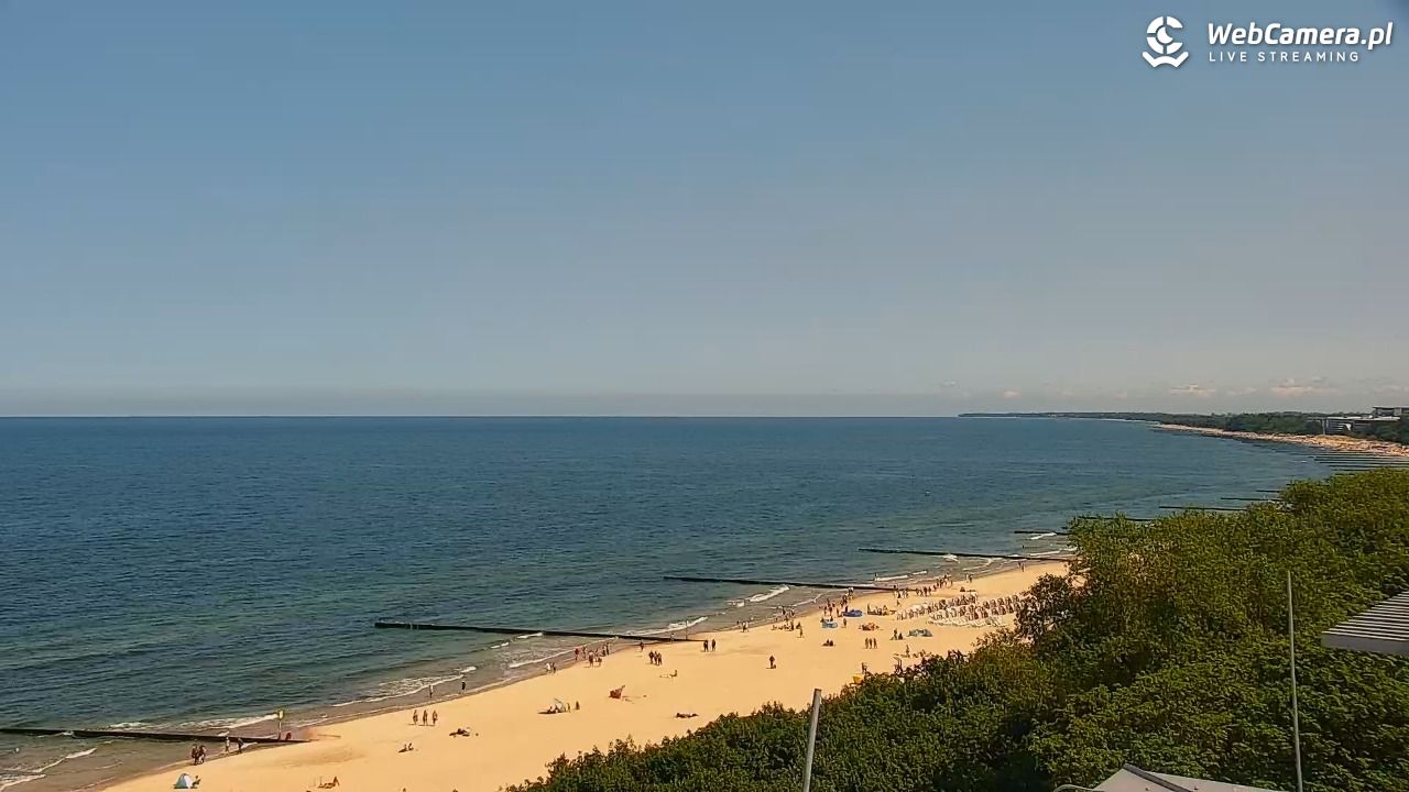 Kołobrzeg - widok na molo - 12 czerwiec 2025, 13:14