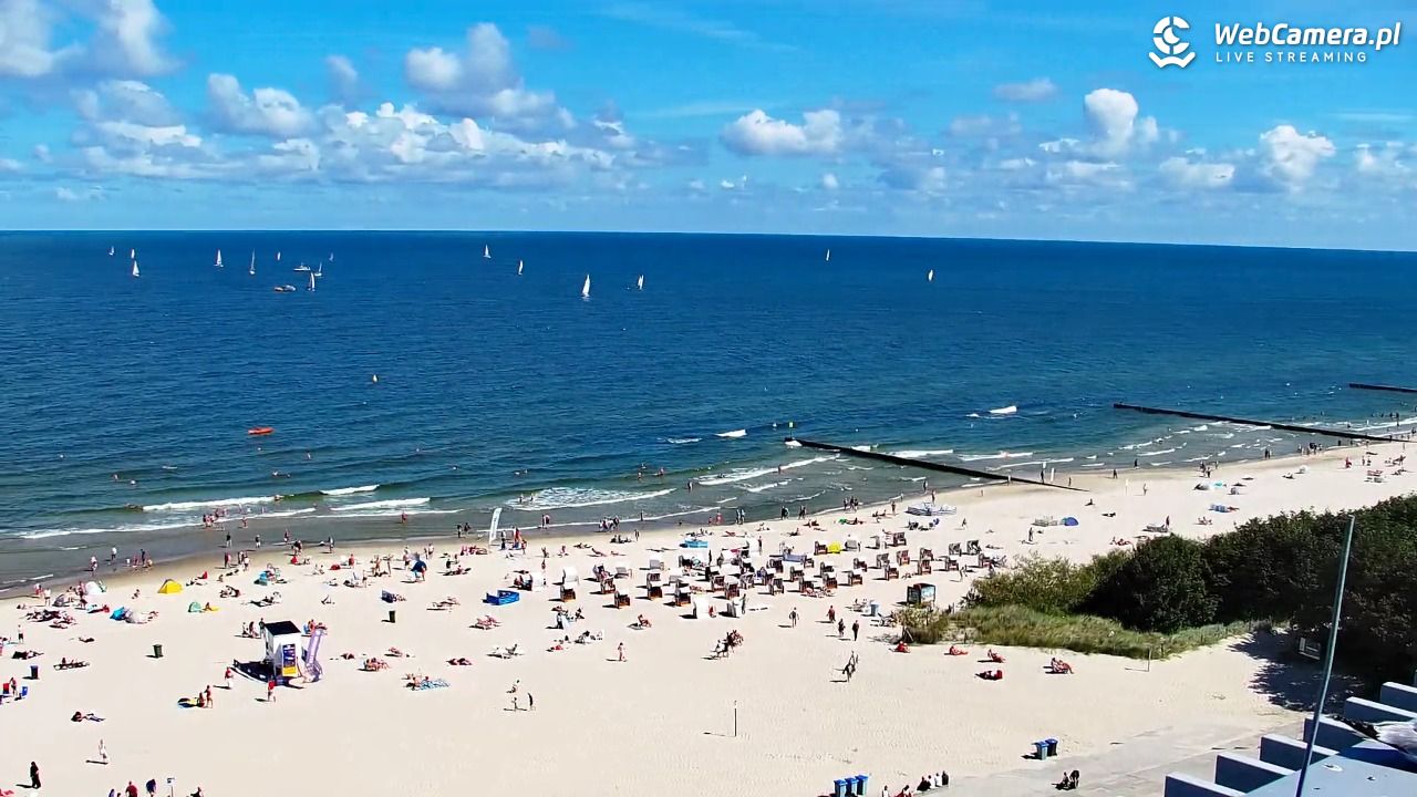 Kołobrzeg - widok na molo - 08 sierpień 2026, 11:44