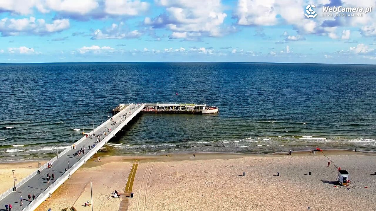 Kołobrzeg - widok na molo - 08 sierpień 2026, 09:41