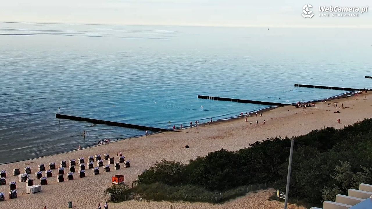 Kołobrzeg - widok na molo - 24 czerwiec 2026, 19:53