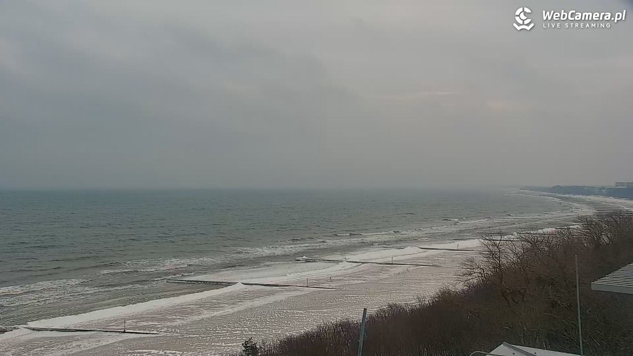 Kołobrzeg - widok na molo - 08 luty 2026, 09:29