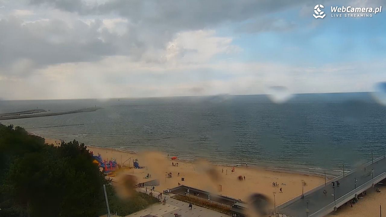 Kołobrzeg - widok na molo - 01 sierpień 2025, 16:37