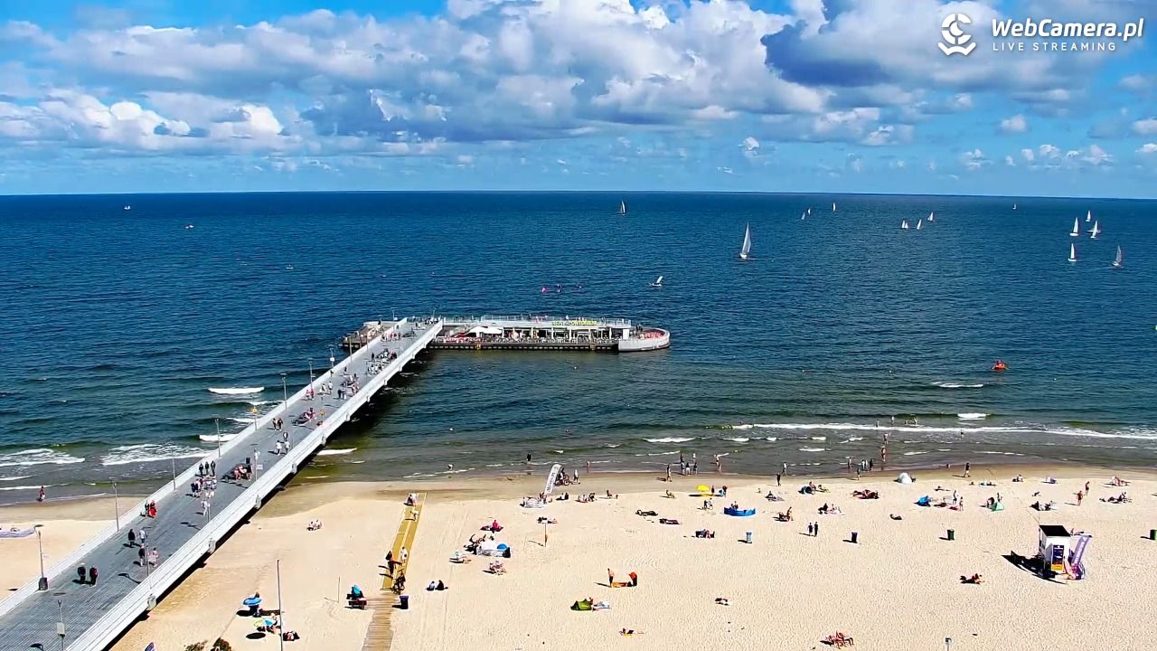 Kołobrzeg - widok na molo - 08 sierpień 2026, 11:00