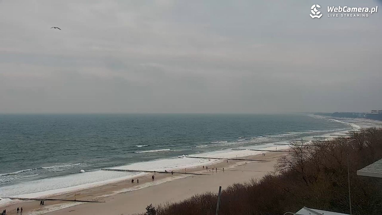 Kołobrzeg - widok na molo - 07 luty 2026, 16:13