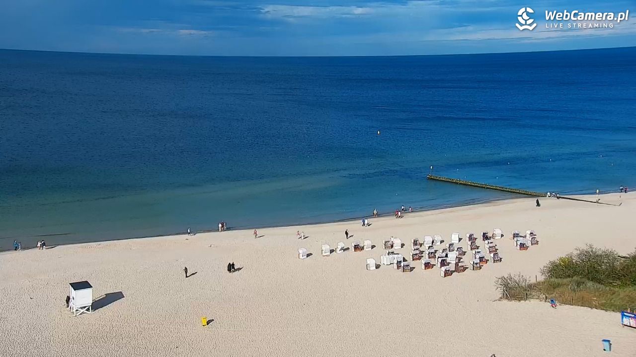 Kołobrzeg - widok na molo - 15 wresień 2025, 16:09