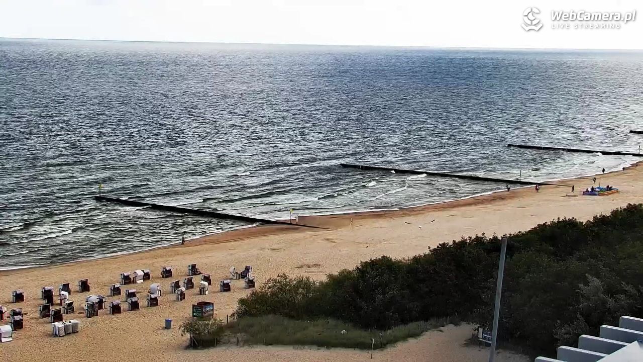 Kołobrzeg - widok na molo - 08 sierpień 2026, 09:25