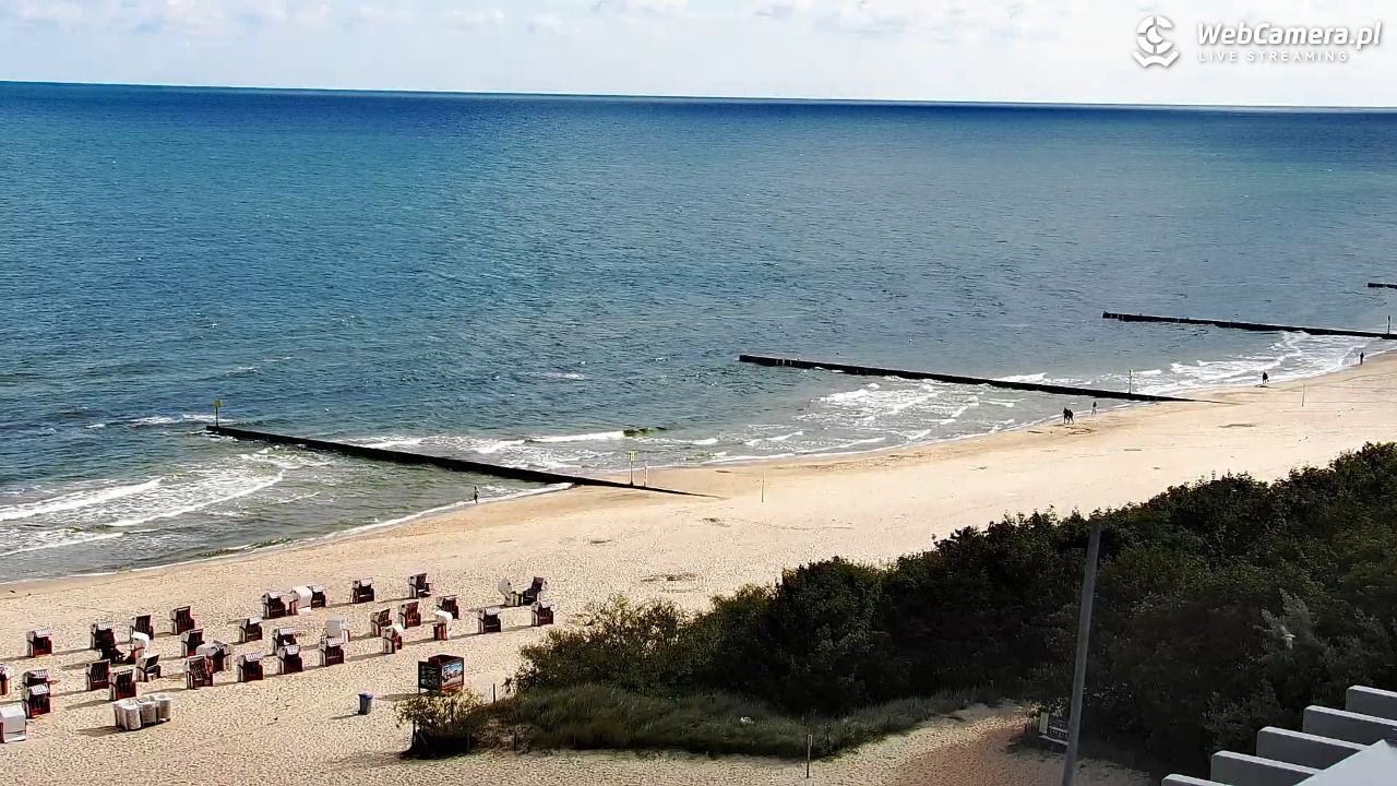 Kołobrzeg - widok na molo - 08 sierpień 2026, 08:57