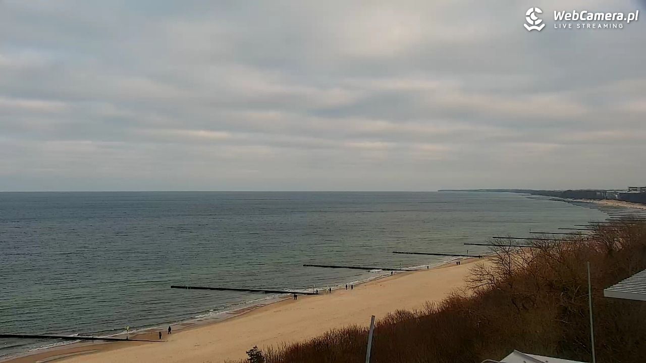 Kołobrzeg - widok na molo - 22 grudzień 2025, 11:12