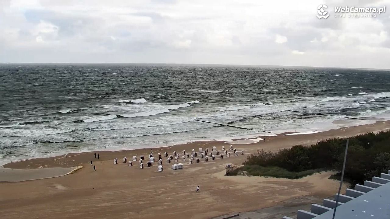 Kołobrzeg - widok na molo - 21 wresień 2026, 08:20