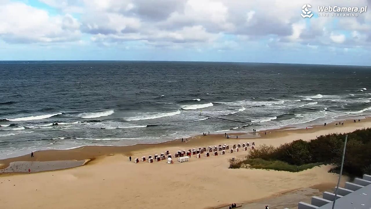 Kołobrzeg - widok na molo - 21 wresień 2026, 12:57