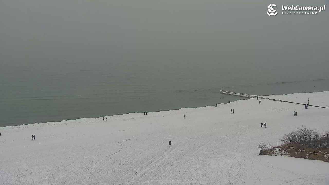 Kołobrzeg - widok na molo - 11 luty 2026, 13:13