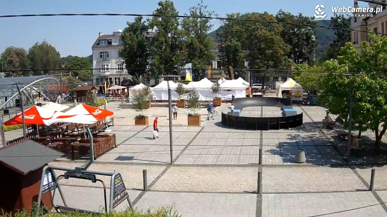 USTROŃ - widok na rynek - 31 lipiec 2026, 11:55
