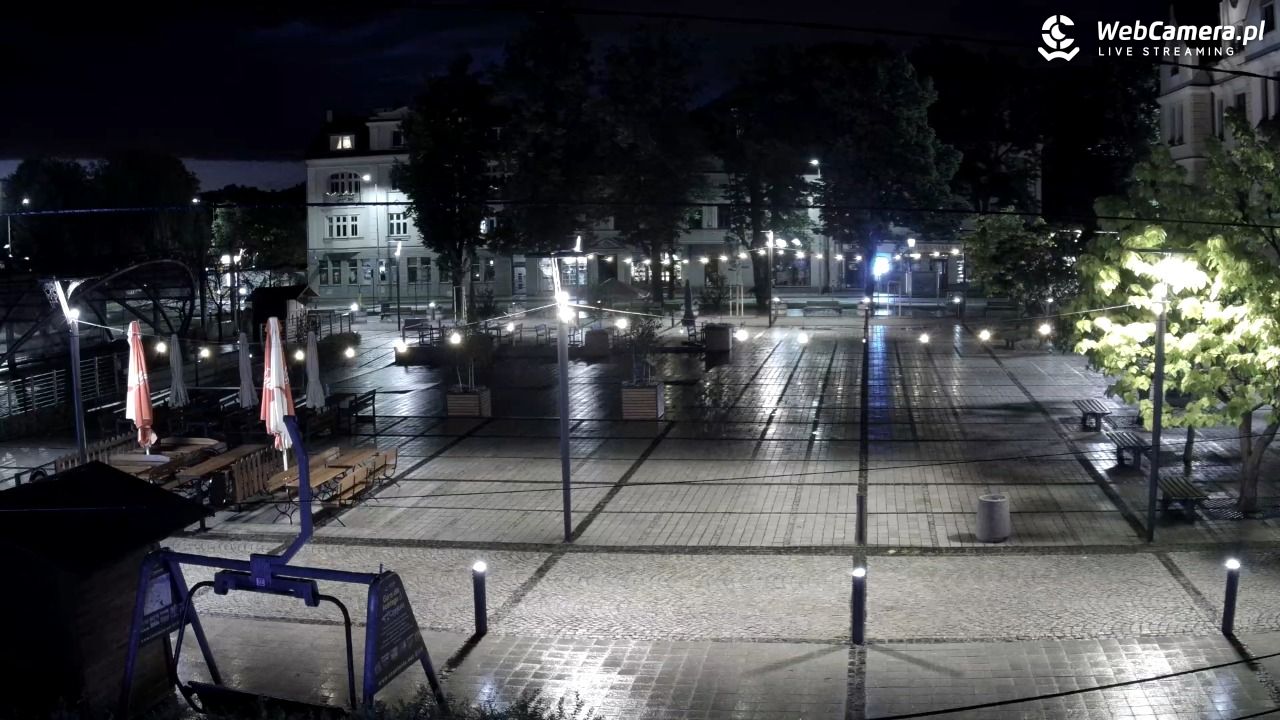 USTROŃ - widok na rynek - 14 czerwiec 2026, 22:12