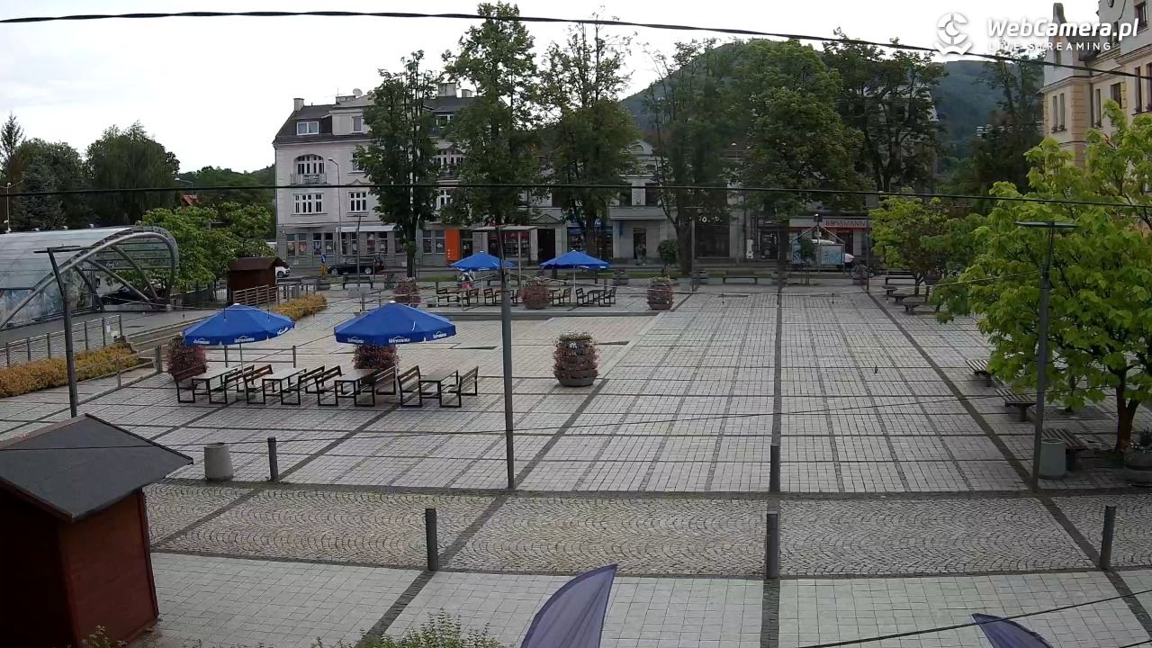 USTROŃ - widok na rynek - 09 czerwiec 2025, 08:27