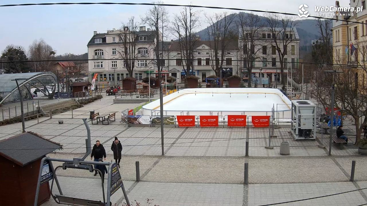 USTROŃ - widok na rynek - 01 marzec 2026, 11:15