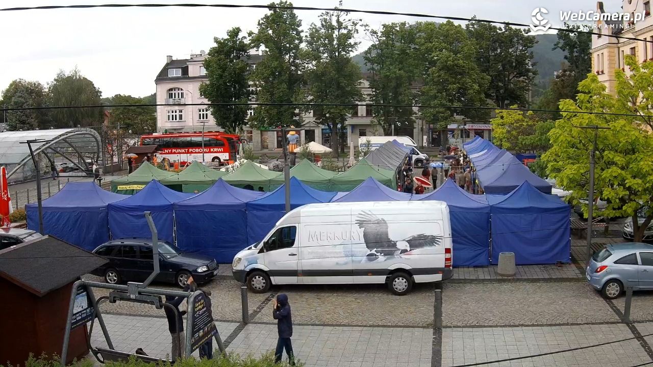 USTROŃ - widok na rynek - 14 czerwiec 2026, 11:42