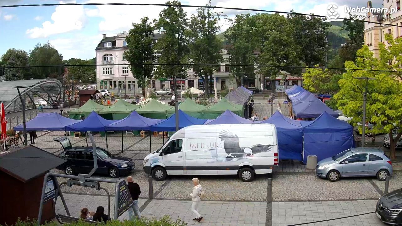 USTROŃ - widok na rynek - 14 czerwiec 2026, 16:58
