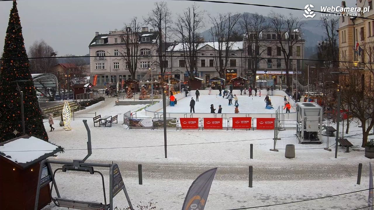 USTROŃ - widok na rynek - 05 styczeń 2026, 15:39