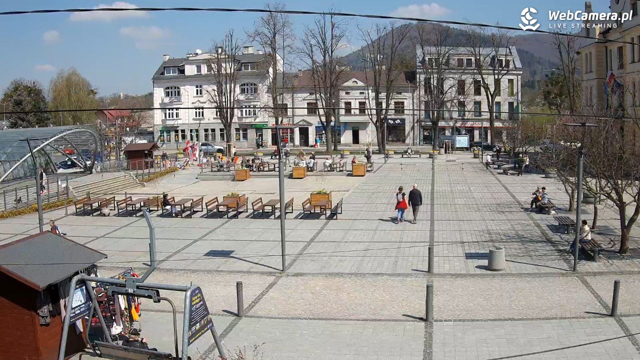 USTROŃ - widok na rynek - 18 kwiecień 2026, 12:37