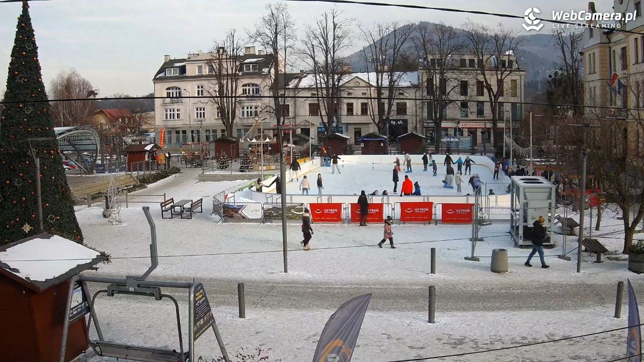 USTROŃ - widok na rynek - 06 styczeń 2026, 11:19