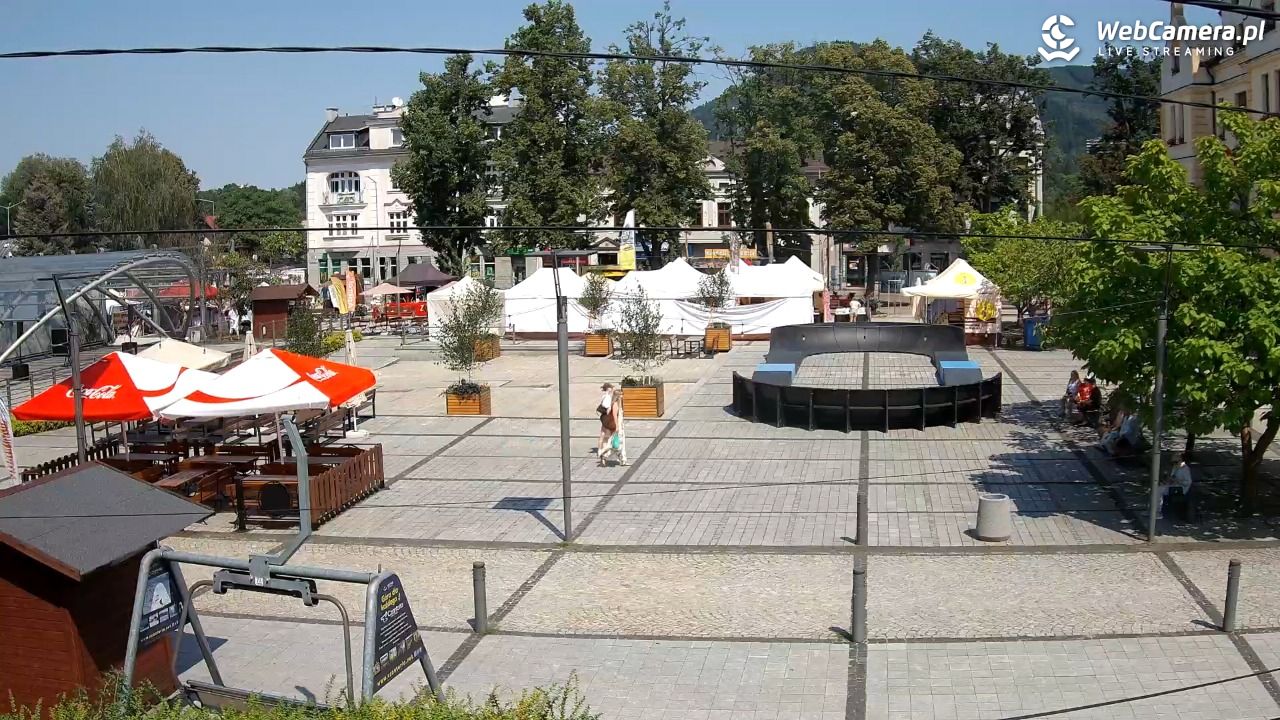 USTROŃ - widok na rynek - 31 lipiec 2026, 13:39