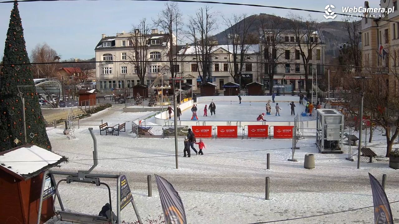 USTROŃ - widok na rynek - 05 styczeń 2026, 10:31