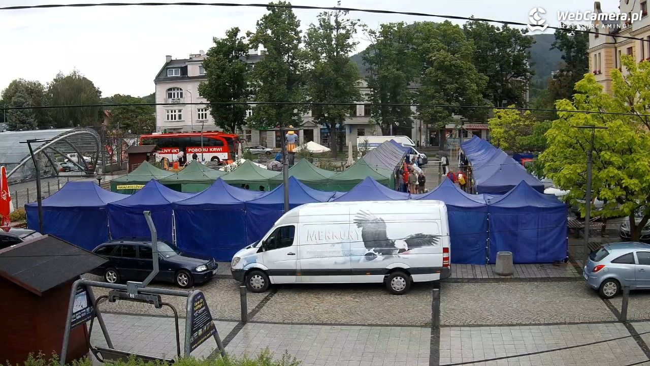 USTROŃ - widok na rynek - 14 czerwiec 2026, 13:06