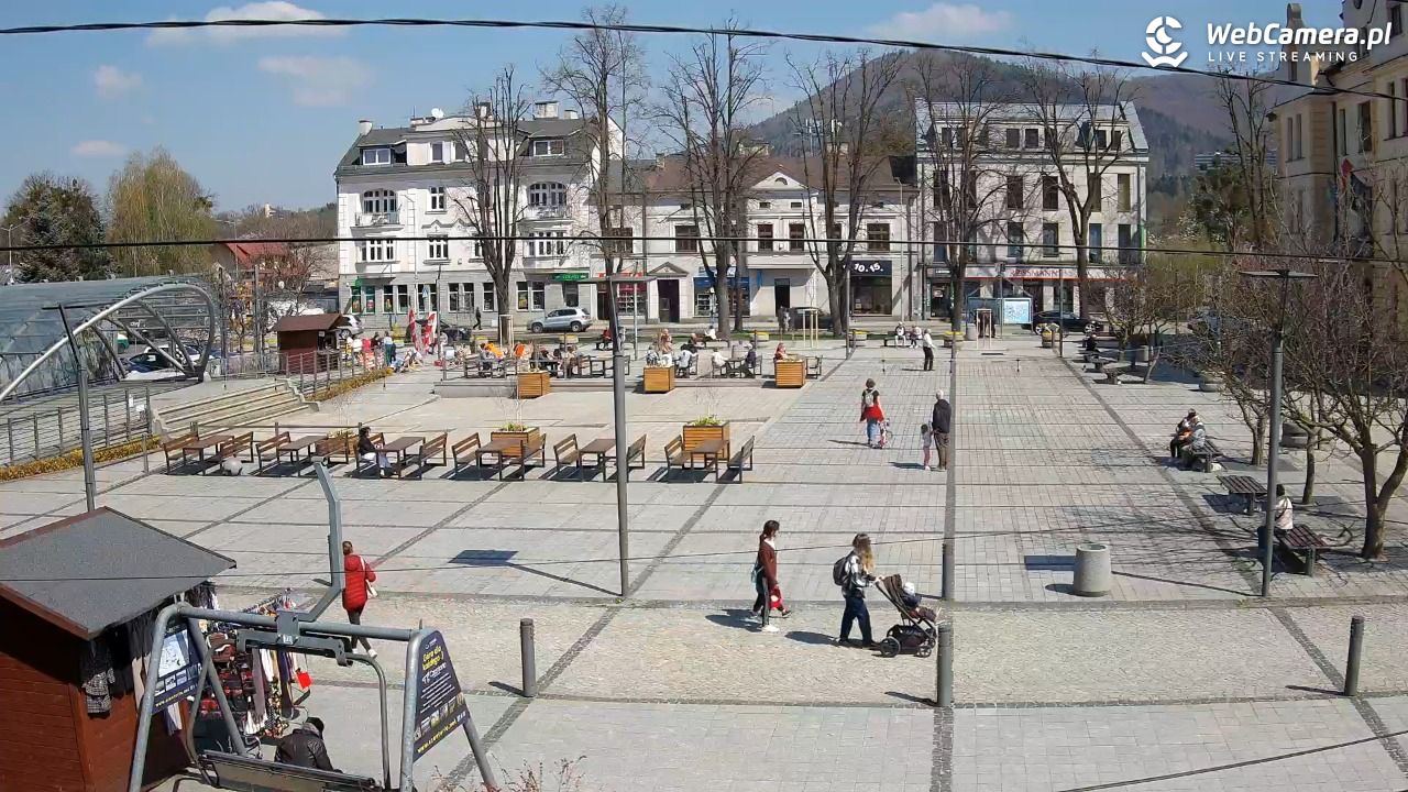 USTROŃ - widok na rynek - 18 kwiecień 2026, 12:38