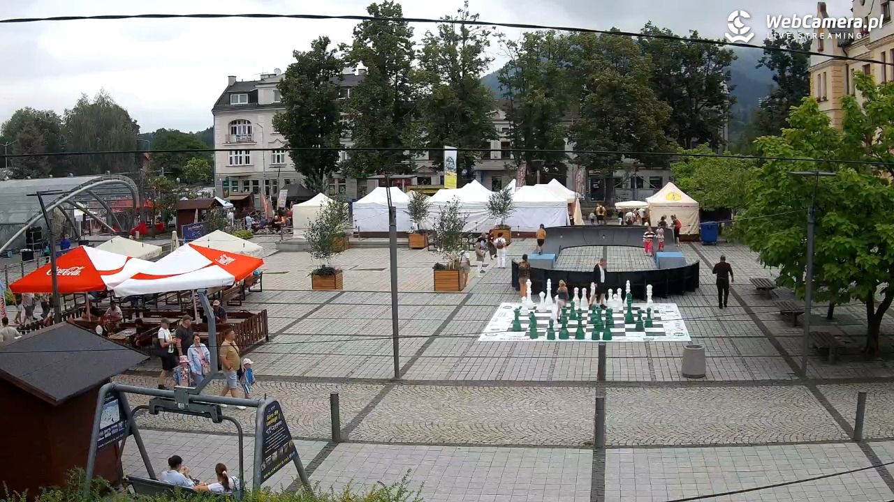 USTROŃ - widok na rynek - 02 sierpień 2026, 14:10