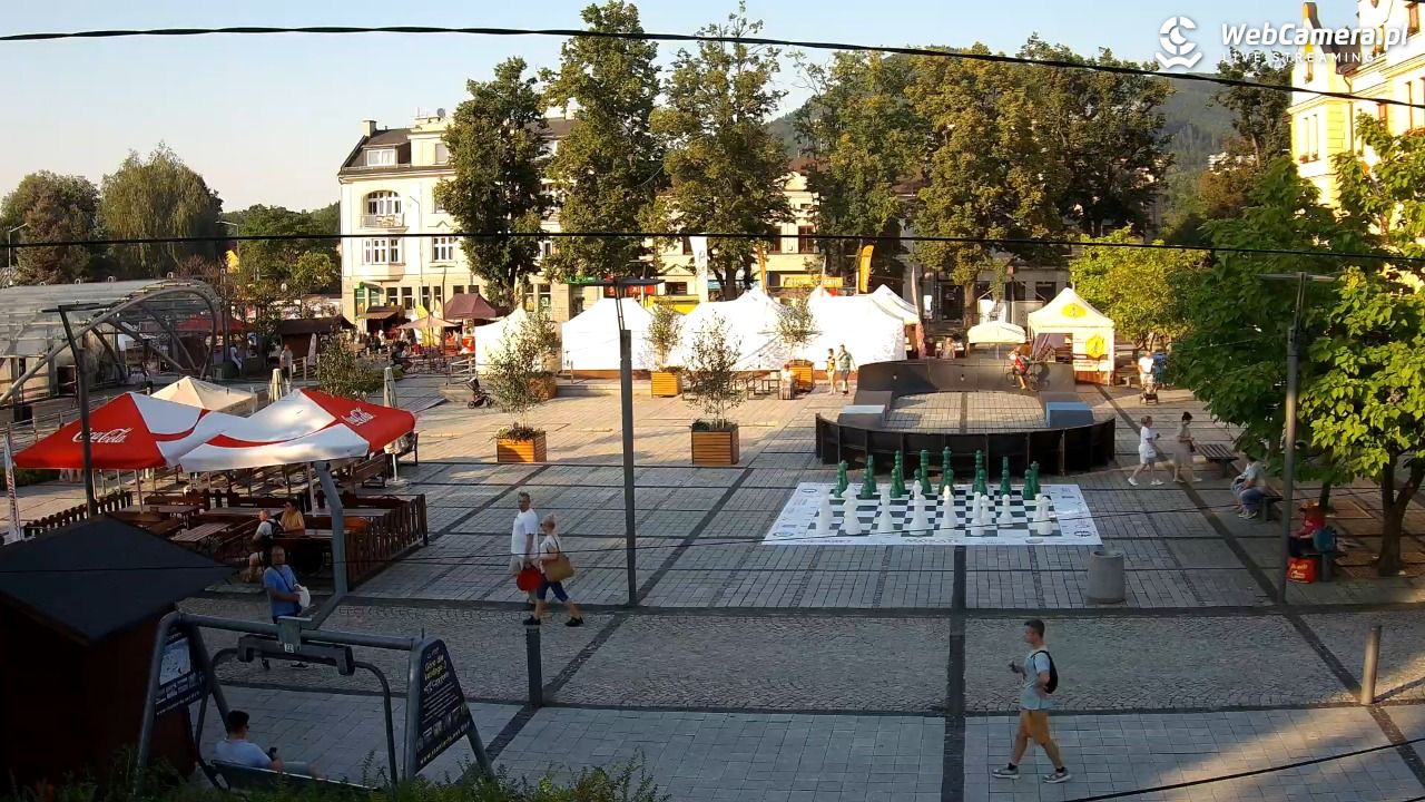 USTROŃ - widok na rynek - 31 lipiec 2026, 18:40
