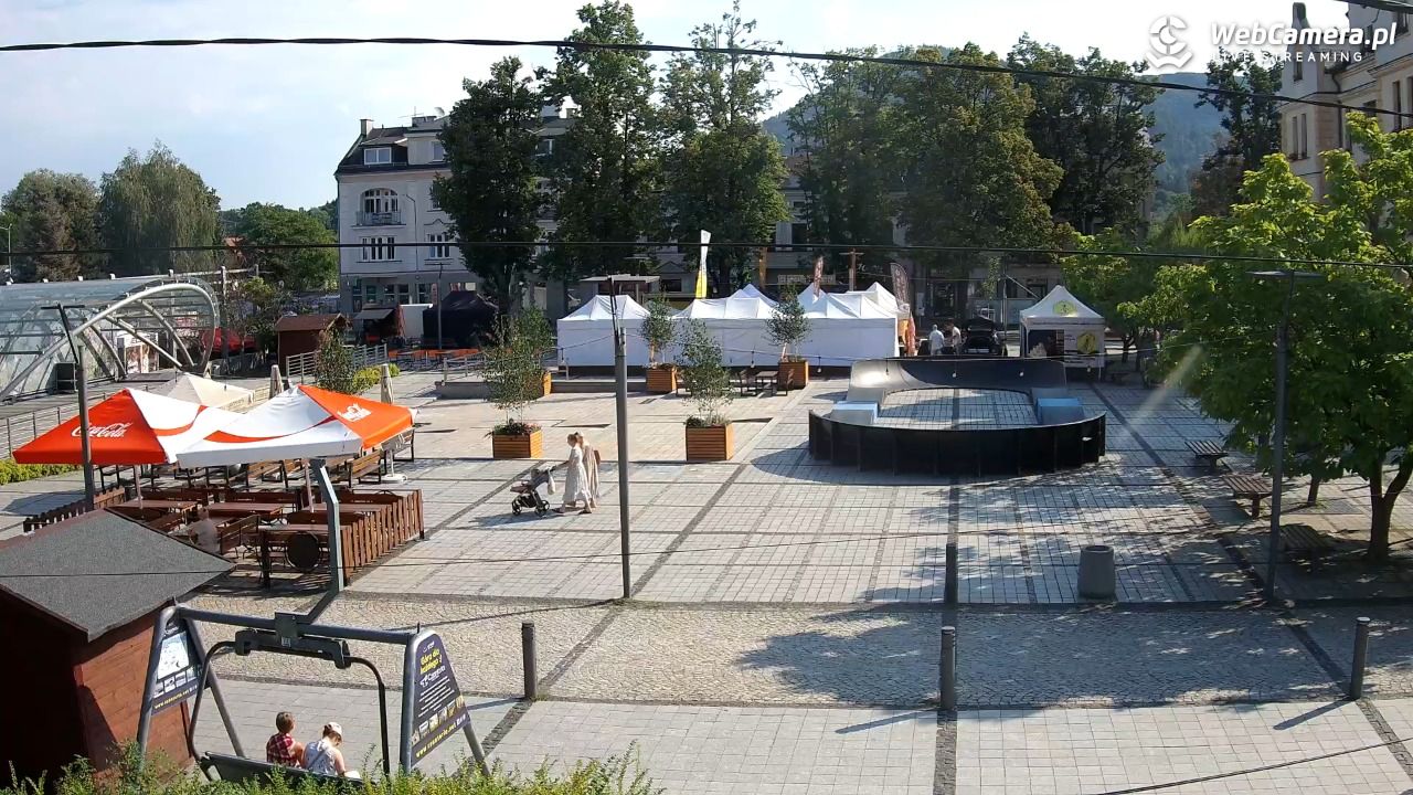 USTROŃ - widok na rynek - 31 lipiec 2026, 08:57