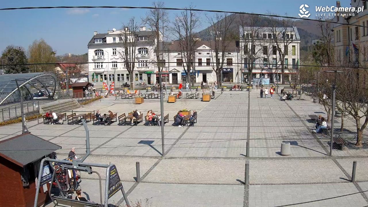 USTROŃ - widok na rynek - 18 kwiecień 2026, 13:37