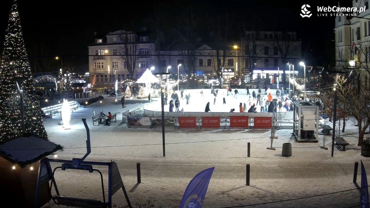 USTROŃ - widok na rynek - 05 styczeń 2026, 17:22