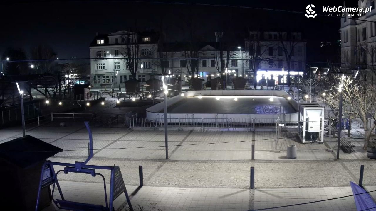 USTROŃ - widok na rynek - 04 marzec 2026, 20:09