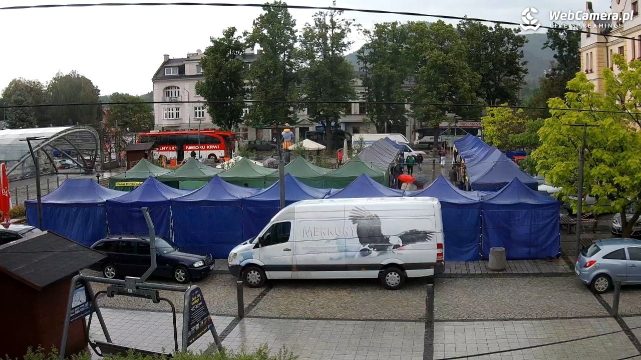 USTROŃ - widok na rynek - 14 czerwiec 2026, 13:18