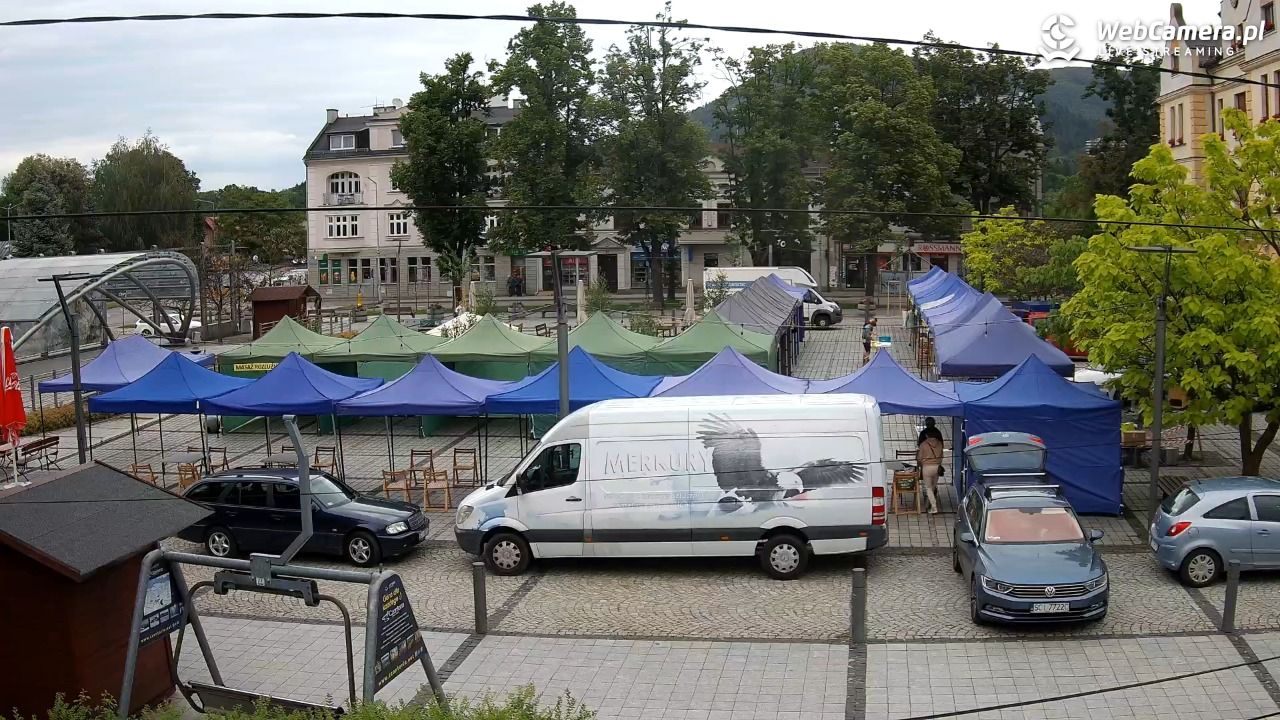 USTROŃ - widok na rynek - 14 czerwiec 2026, 09:06