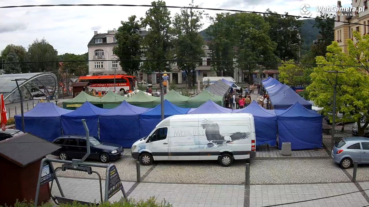 USTROŃ - widok na rynek - 14 czerwiec 2026, 10:48
