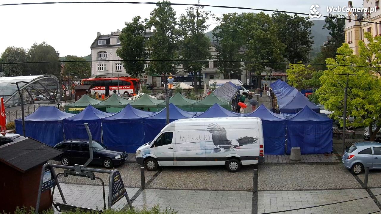 USTROŃ - widok na rynek - 14 czerwiec 2026, 13:18