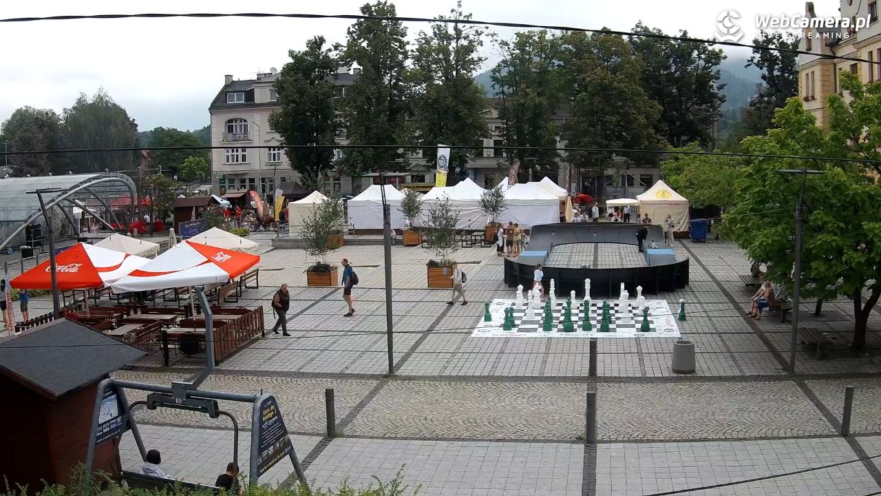 USTROŃ - widok na rynek - 02 sierpień 2026, 13:20