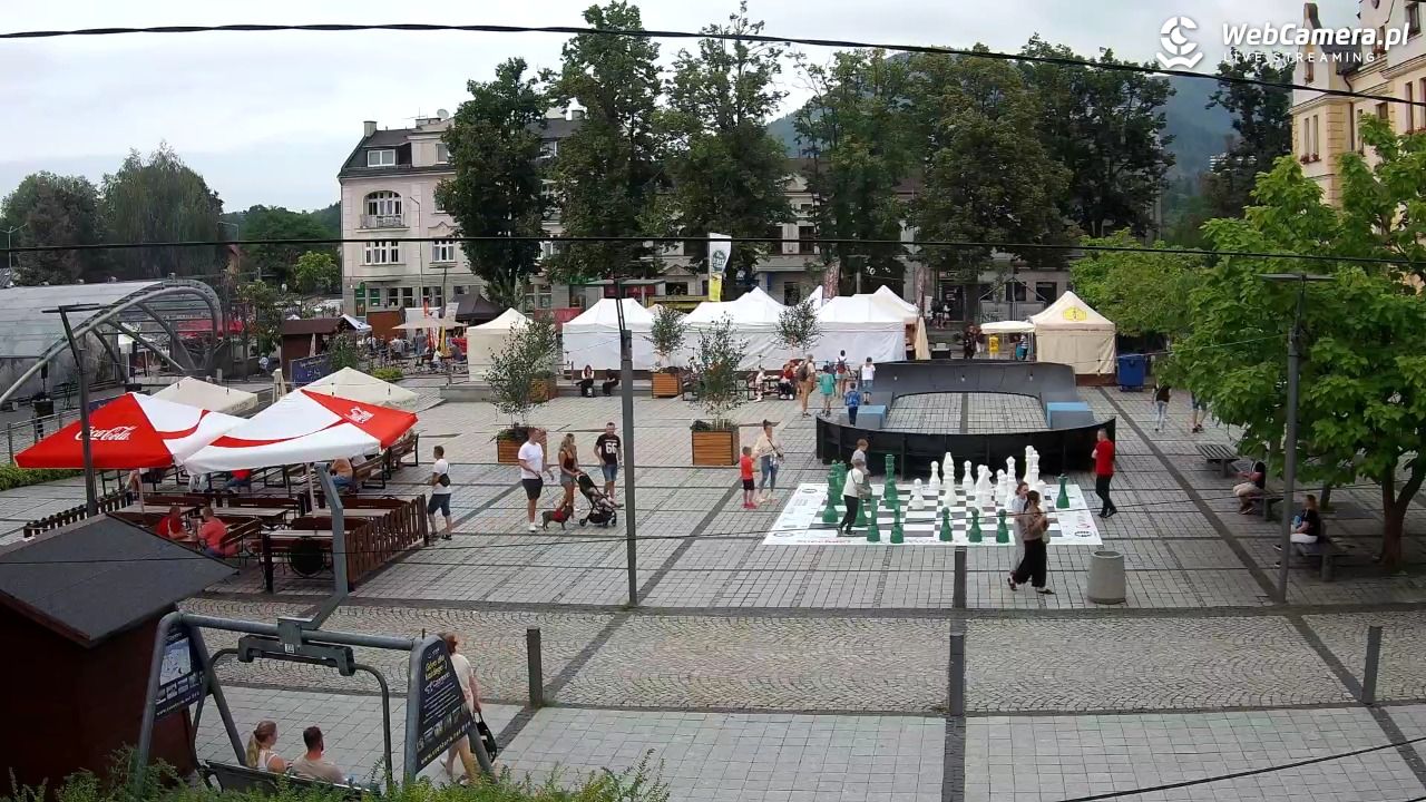 USTROŃ - widok na rynek - 02 sierpień 2026, 18:04
