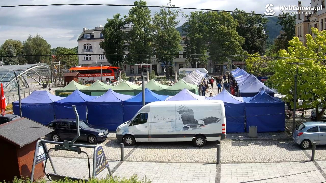 USTROŃ - widok na rynek - 14 czerwiec 2026, 10:26