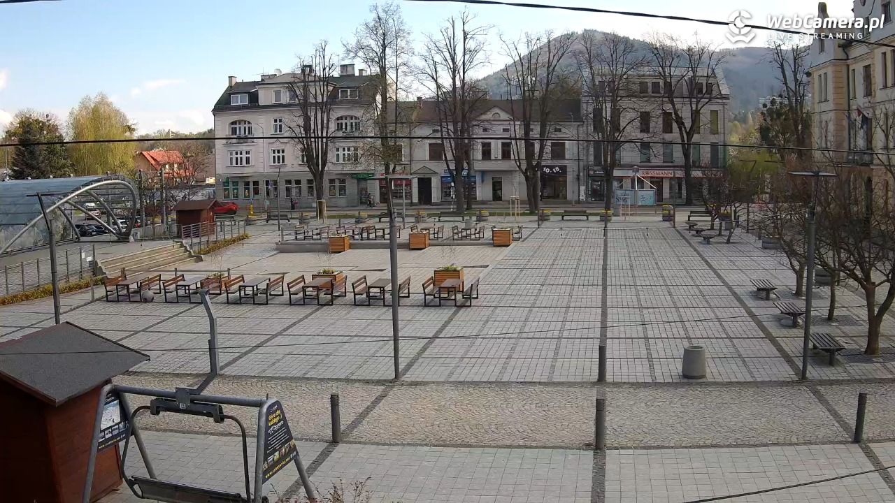 USTROŃ - widok na rynek - 21 kwiecień 2026, 09:43