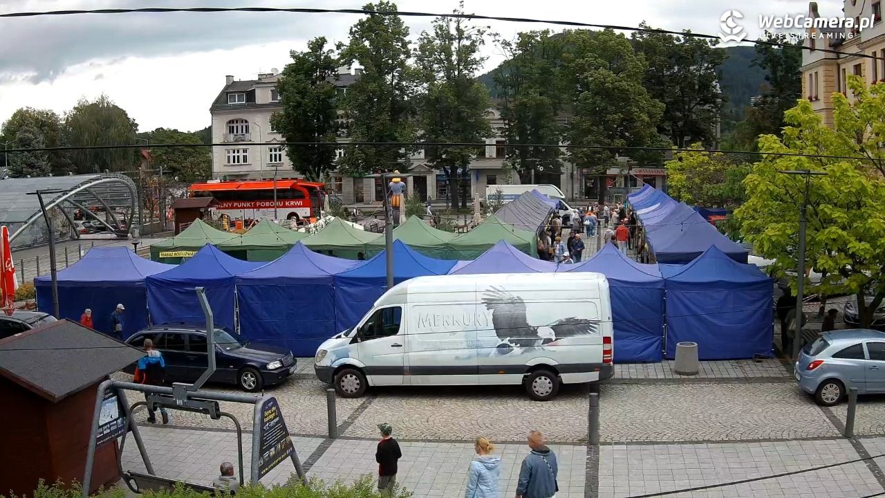 USTROŃ - widok na rynek - 14 czerwiec 2026, 11:26