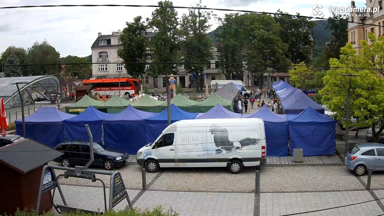 USTROŃ - widok na rynek - 14 czerwiec 2026, 10:48