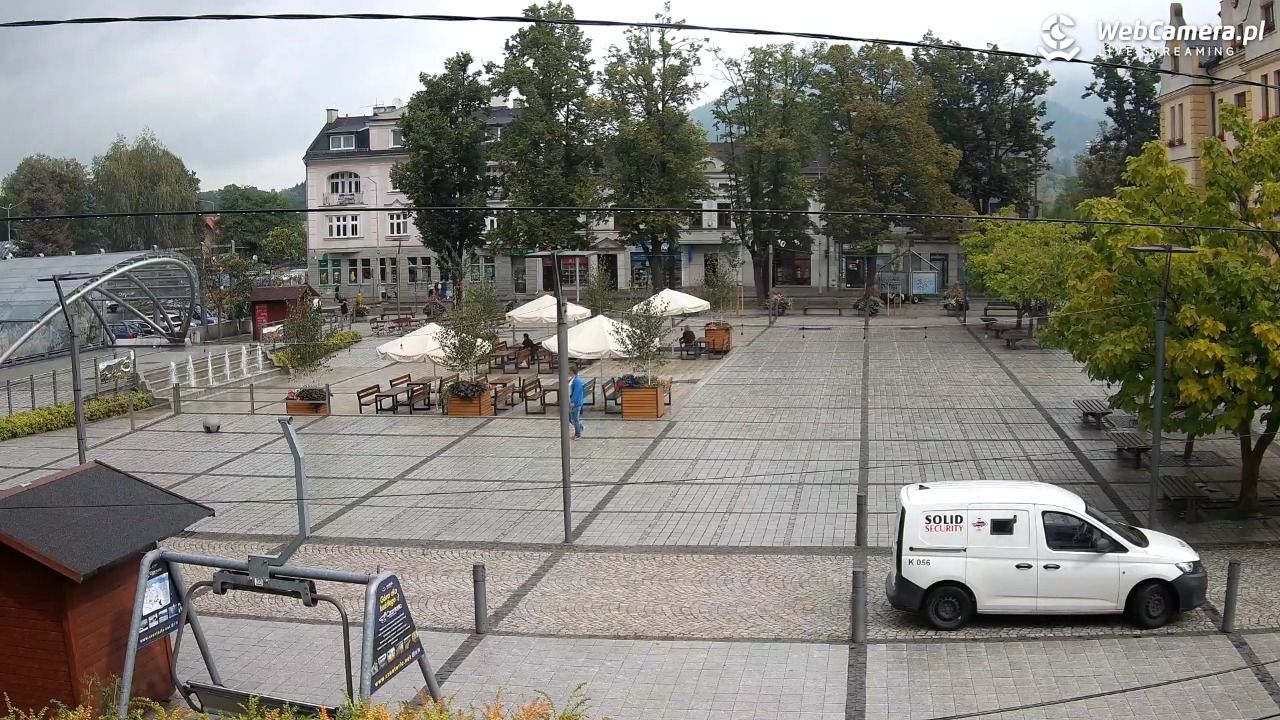 USTROŃ - widok na rynek - 14 wresień 2026, 12:05