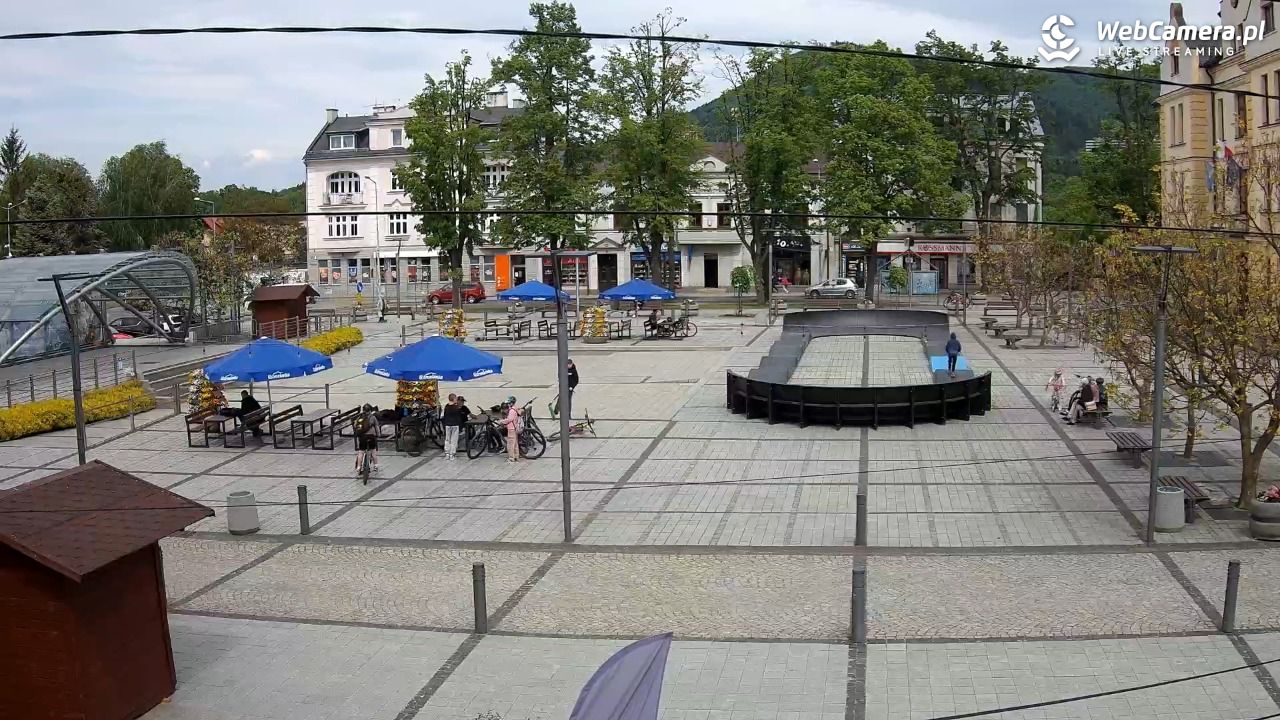USTROŃ - widok na rynek - 14 maj 2025, 13:54